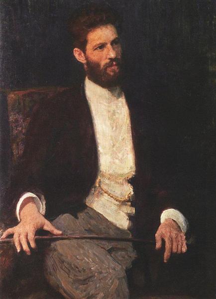 Portrait of sculptor Mark Matveevich Antokolski, 1914 - Ilya Repin