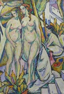 Nudes in a Landscape - Ion Theodorescu-Sion