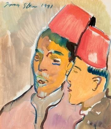 Men In Red Fezzes - Irma Stern