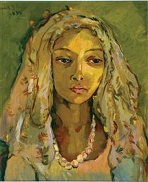 Portrait of a Young Malay Girl - Irma Stern