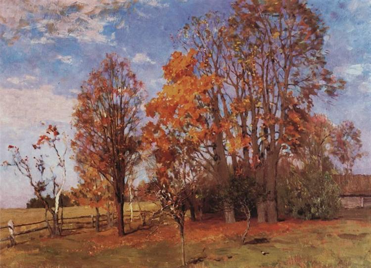 Autumn, 1896 - 艾萨克·伊里奇·列维坦
