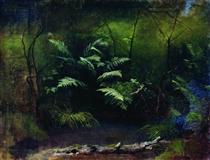 Ferns by the water - Ісак Левітан