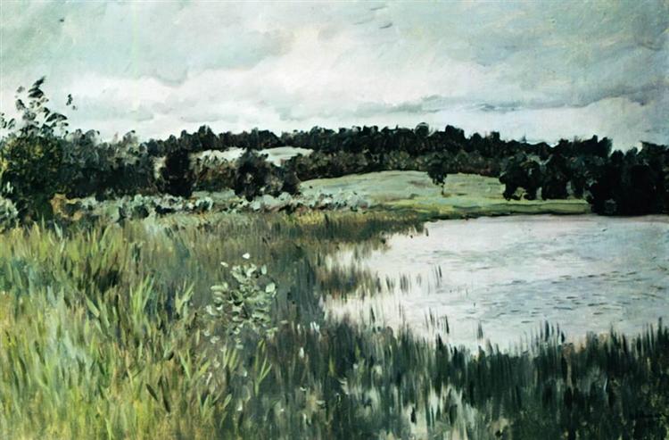 Gray day., 1895 - 艾萨克·伊里奇·列维坦