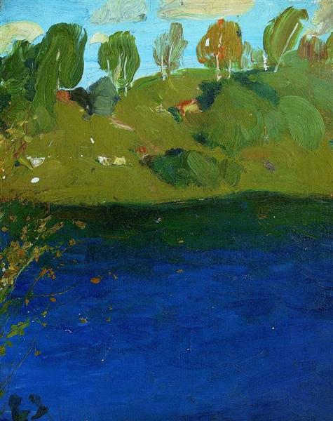 Озеро. Осень., c.1898 - Исаак Левитан
