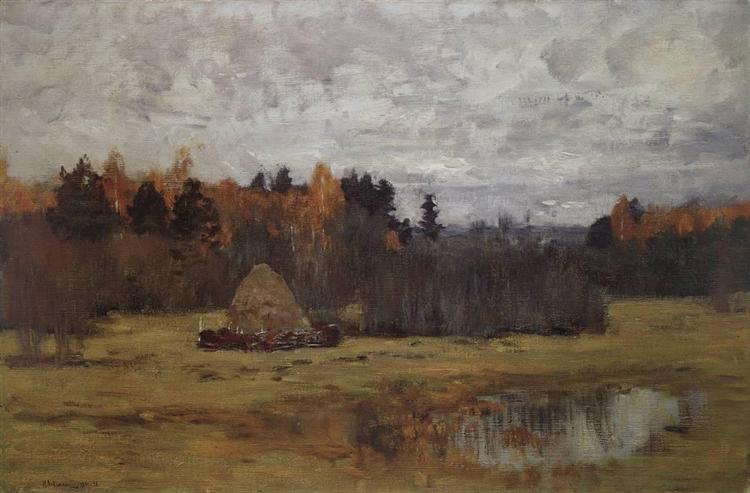 Поздняя осень, c.1896 - Исаак Левитан