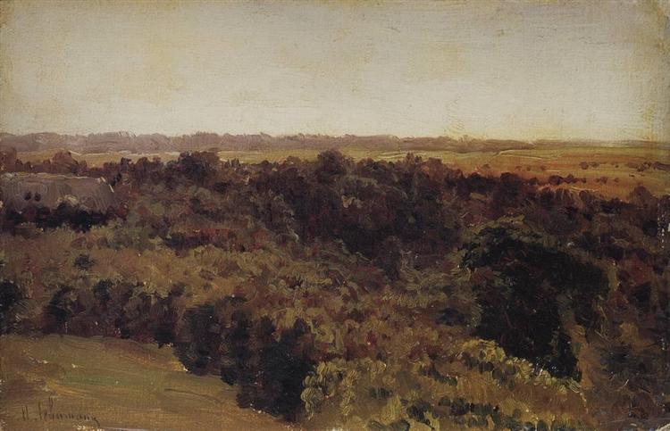 Little forest, c.1885 - Ісак Левітан