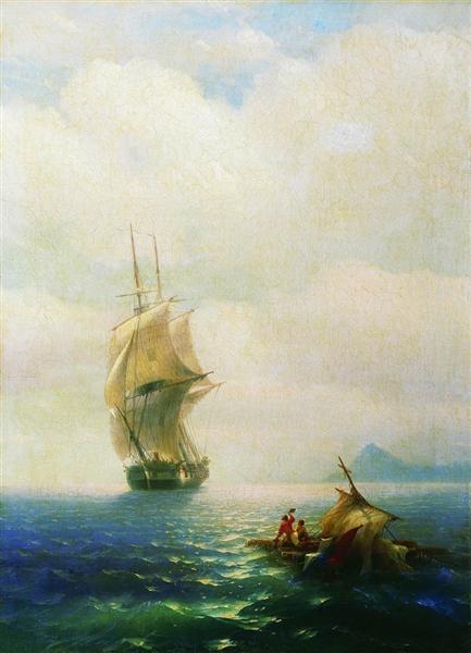 After the storm, 1854 - Iván Aivazovski