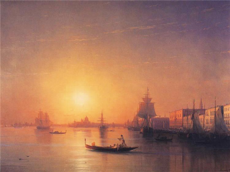 Venice, 1874 - Ivan Konstantinovich Aivazovskii