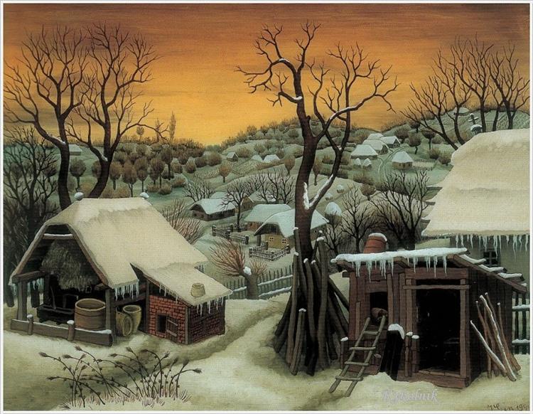 Winter Landscape, 1944 - Іван Генералич
