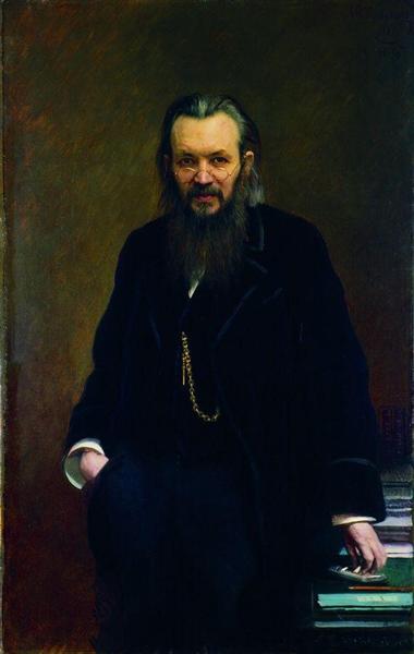 Portrait of a publisher and writer Alexei Sergeyevich Suvorina, 1881 - Ivan Kramskoï