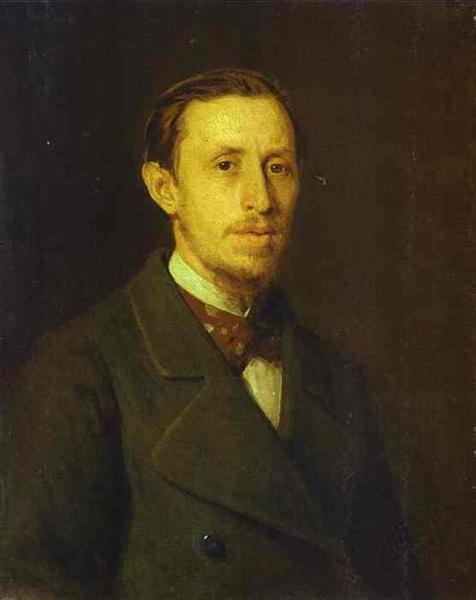 Portrait of an Unknown Man, 1875 - Iwan Nikolajewitsch Kramskoi