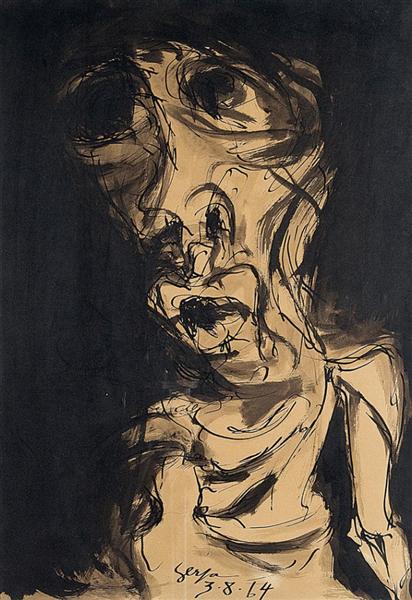 Figura (Fase Negra), 1964 - Ivan Serpa