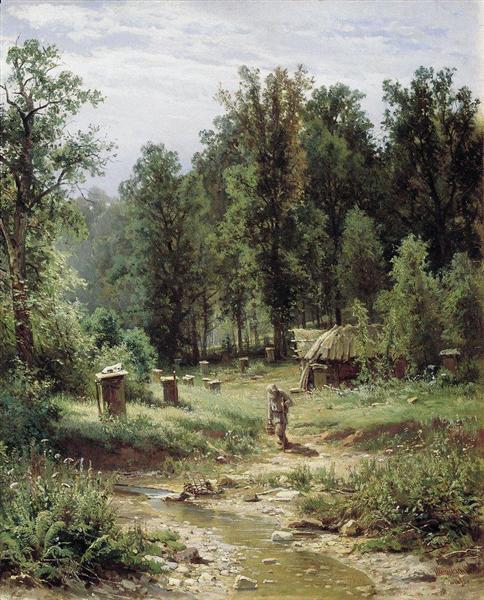 Пасека в лесу, 1876 - Иван Шишкин