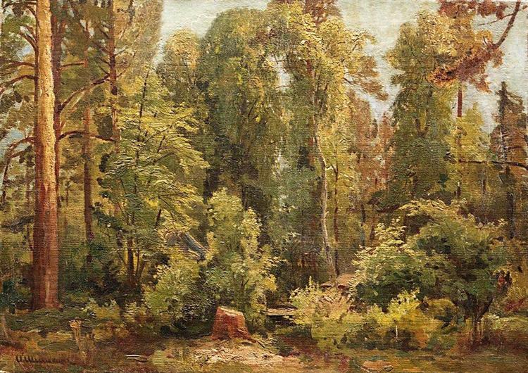 In the forest - Ivan Shishkin