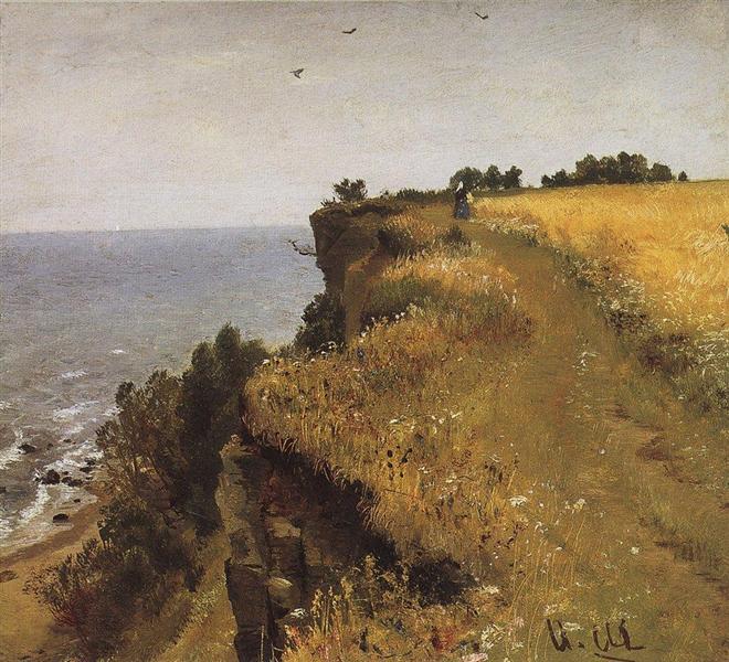 On the Shore of the Gulf of Finland. Udrias Near Narva, 1888 - Iván Shishkin