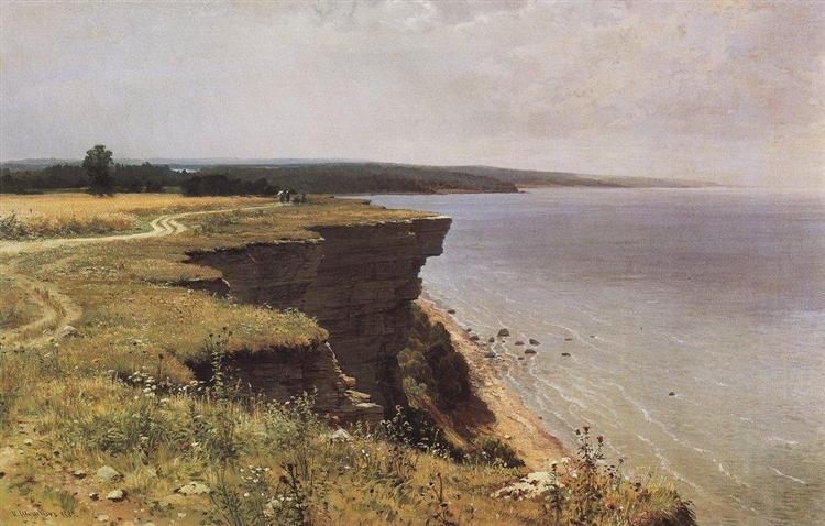 On the Shore of the Gulf of Finland. Udrias Near Narva, 1889 - Iván Shishkin