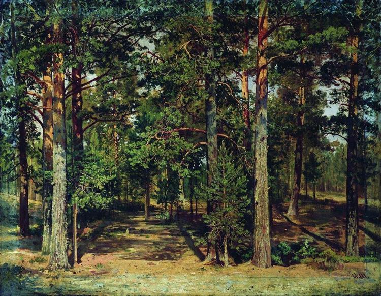 Pine forest - Iván Shishkin