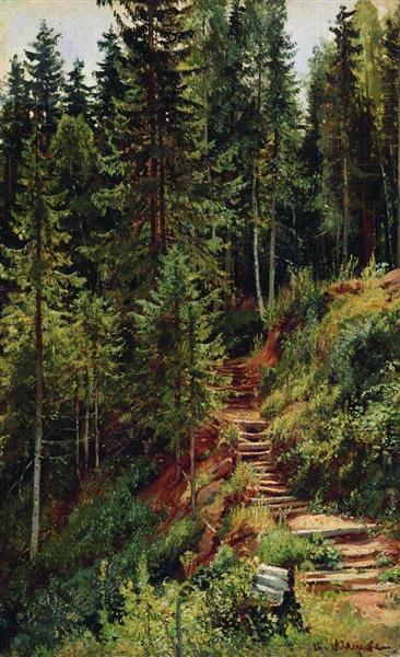 Тропинка в лесу - Иван Шишкин