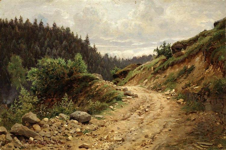 The road, 1878 - Ivan Chichkine