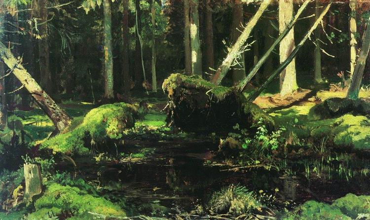 Wind Fallen Trees, 1886 - 1887 - 伊凡·伊凡諾維奇·希施金