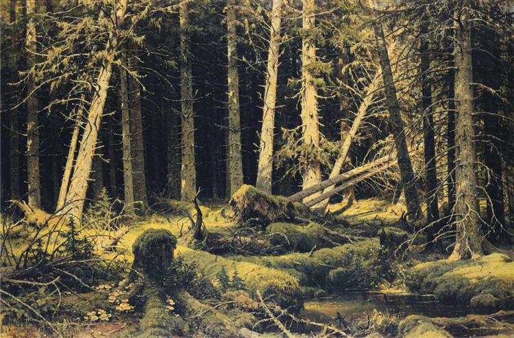 Árvores Derrubadas pelo Vento, 1888 - Ivan Shishkin