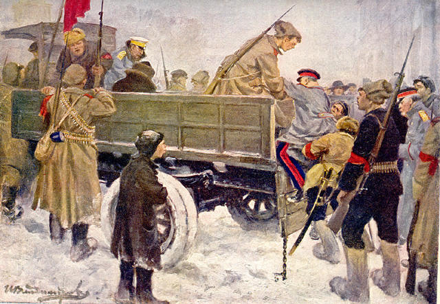 Arresting Generals during the Revolution in February 1917 - Ivan Vladimirov