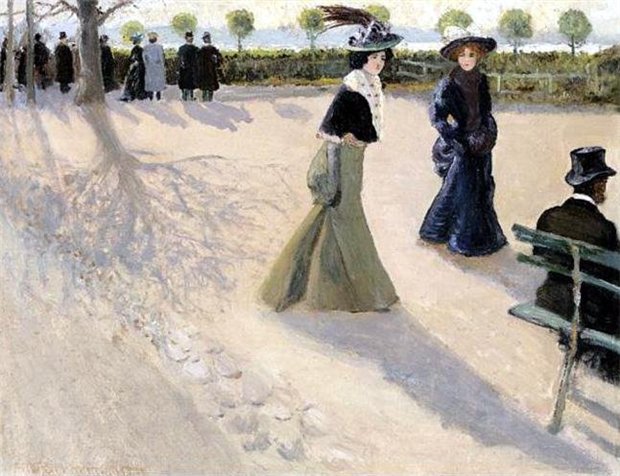Caminhada no parque, 1905 - Ivan Vladimirov