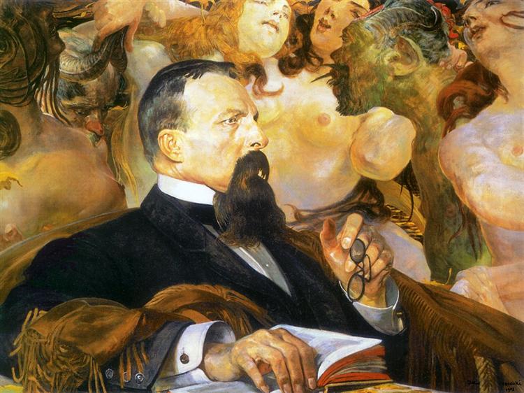 Portrait of Edward Raczynski - Jacek Malczewski