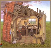 Afternoon With The Bros Grimm - Jacek Yerka