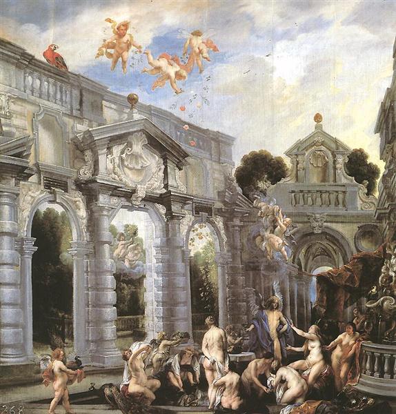 Nymphs at the Fountain of Love, c.1630 - Jacob Jordaens
