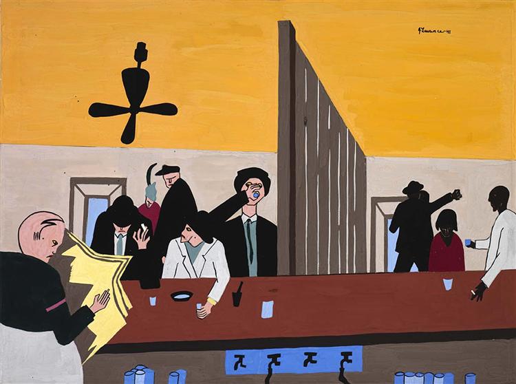 Bar and Grill, 1941 - Джейкоб Лоуренс