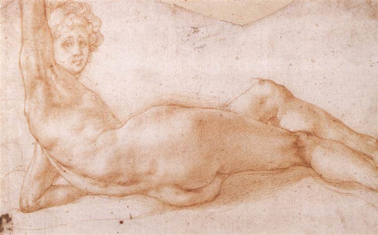 Hermaphrodite Figure, c.1540 - Джакопо Понтормо