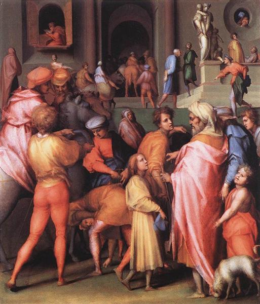 Йосипа продають Потіфару, 1515 - 1518 - Джакопо Понтормо