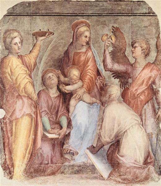 Марія з Немовлям Христом і святими, 1514 - Джакопо Понтормо