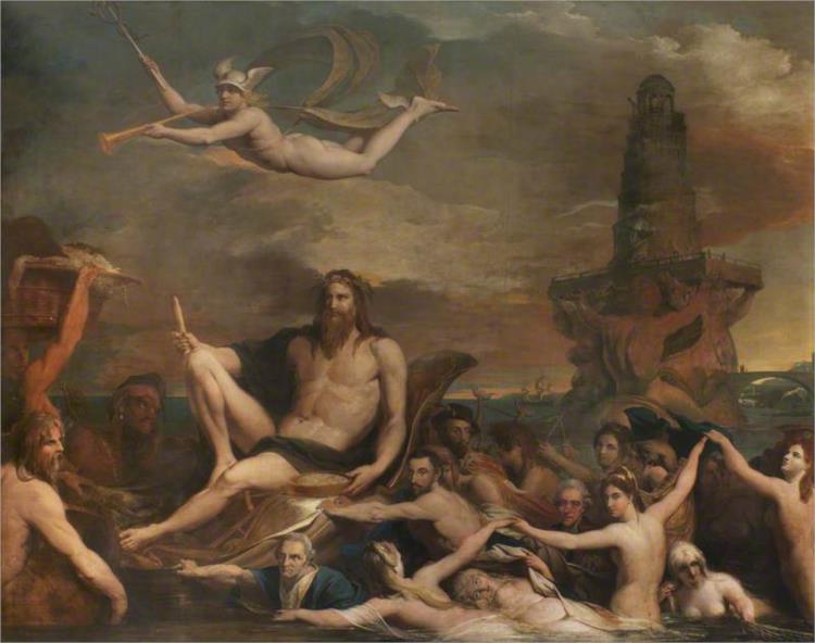 Commerce, or the Triumph of the Thames, 1801 - Джеймс Барри