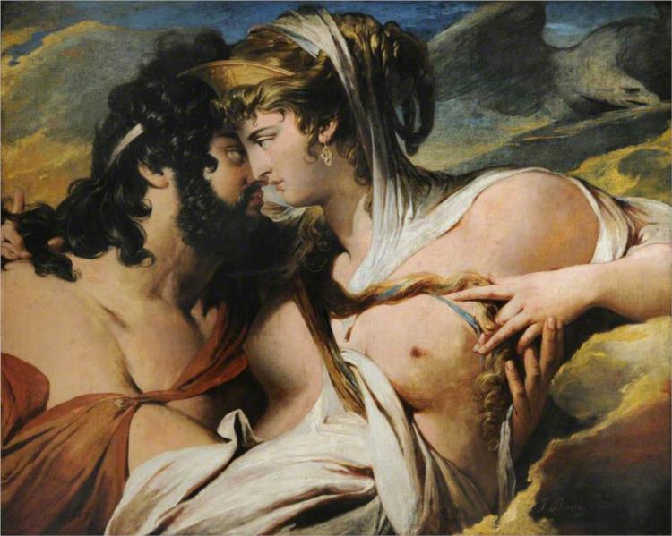 Jupiter séduit par Junon sur le mont Ida, 1799 - James Barry