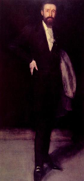Arrangement in Black: Portrait of F.R. Leyland, 1870 - 1873 - James McNeill Whistler