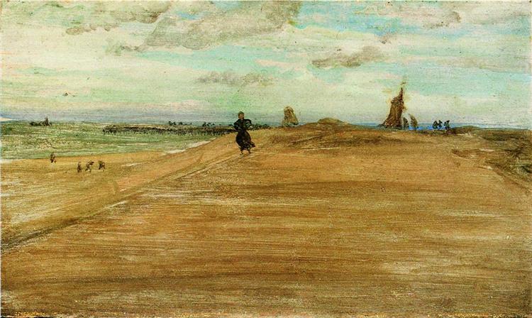 Beach Scene, 1896 - 惠斯勒