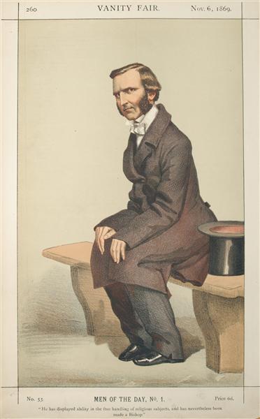 Man of the day No.01° - Caricature of The Rev.Frederick Temple, 1869 - James Tissot