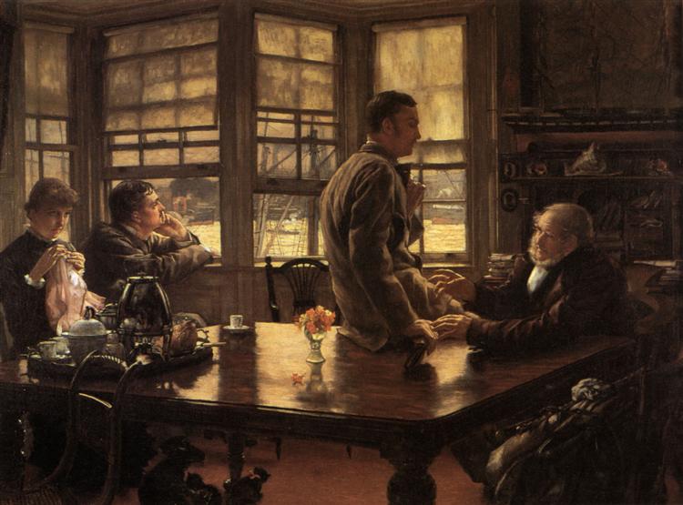 The Prodigal Son in Modern Life: The Departure, 1880 - James Tissot