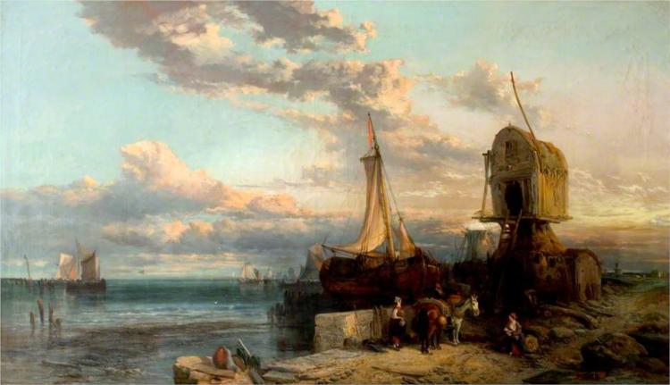 Coast Scene, 1863 - James Webb