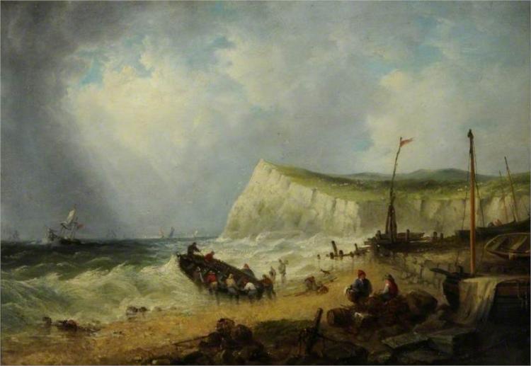 Coast Scene, 1871 - James Webb