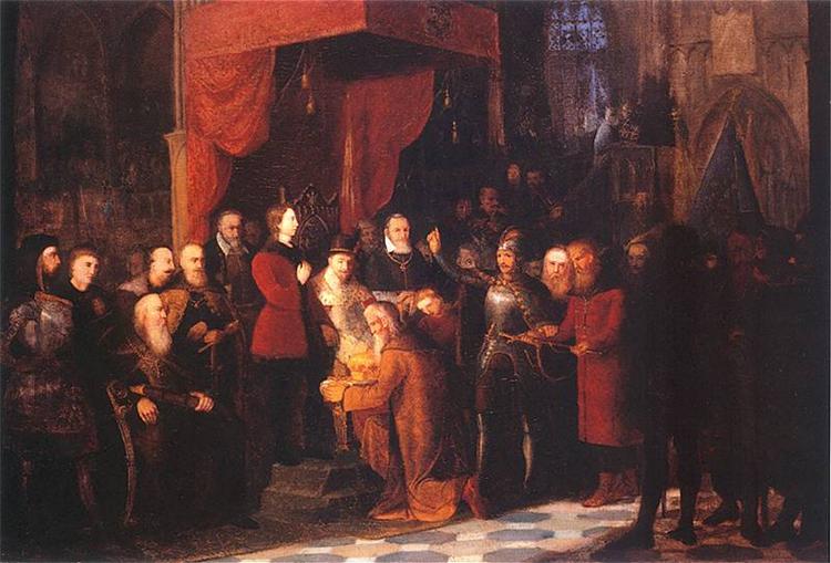 Coronation of the first king A.D. 1001, 1889 - Jan Matejko