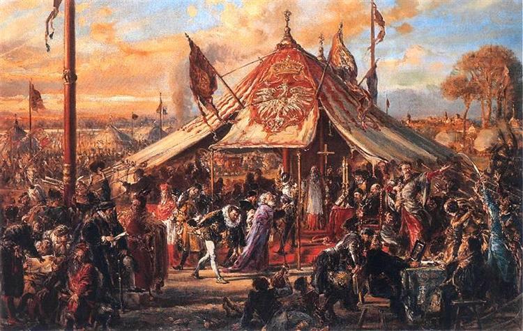 Республіка в зеніті влади. Вибори «Золота свобода» 1573 року, 1889 - Ян Матейко