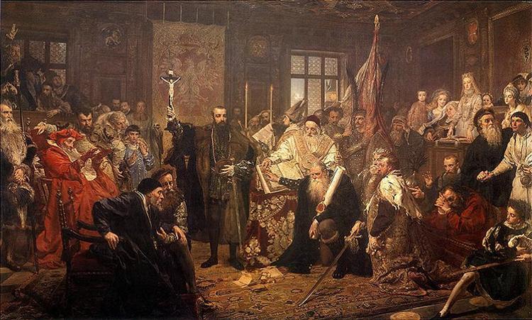 Люблінська унія, 1869 - Ян Матейко