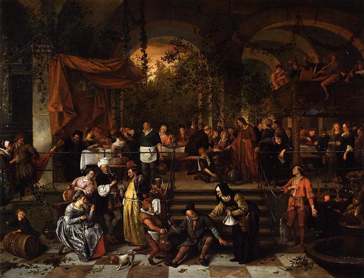 Wedding Feast at Cana, c.1670 - 1672 - 揚·斯特恩