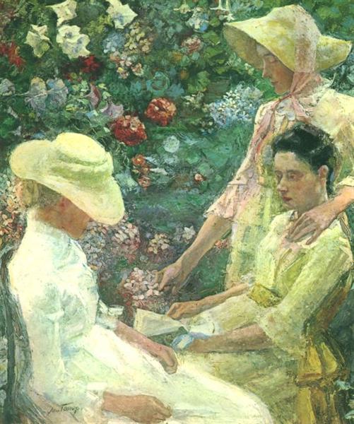 Trio fleuri, 1886 - Ян Тороп