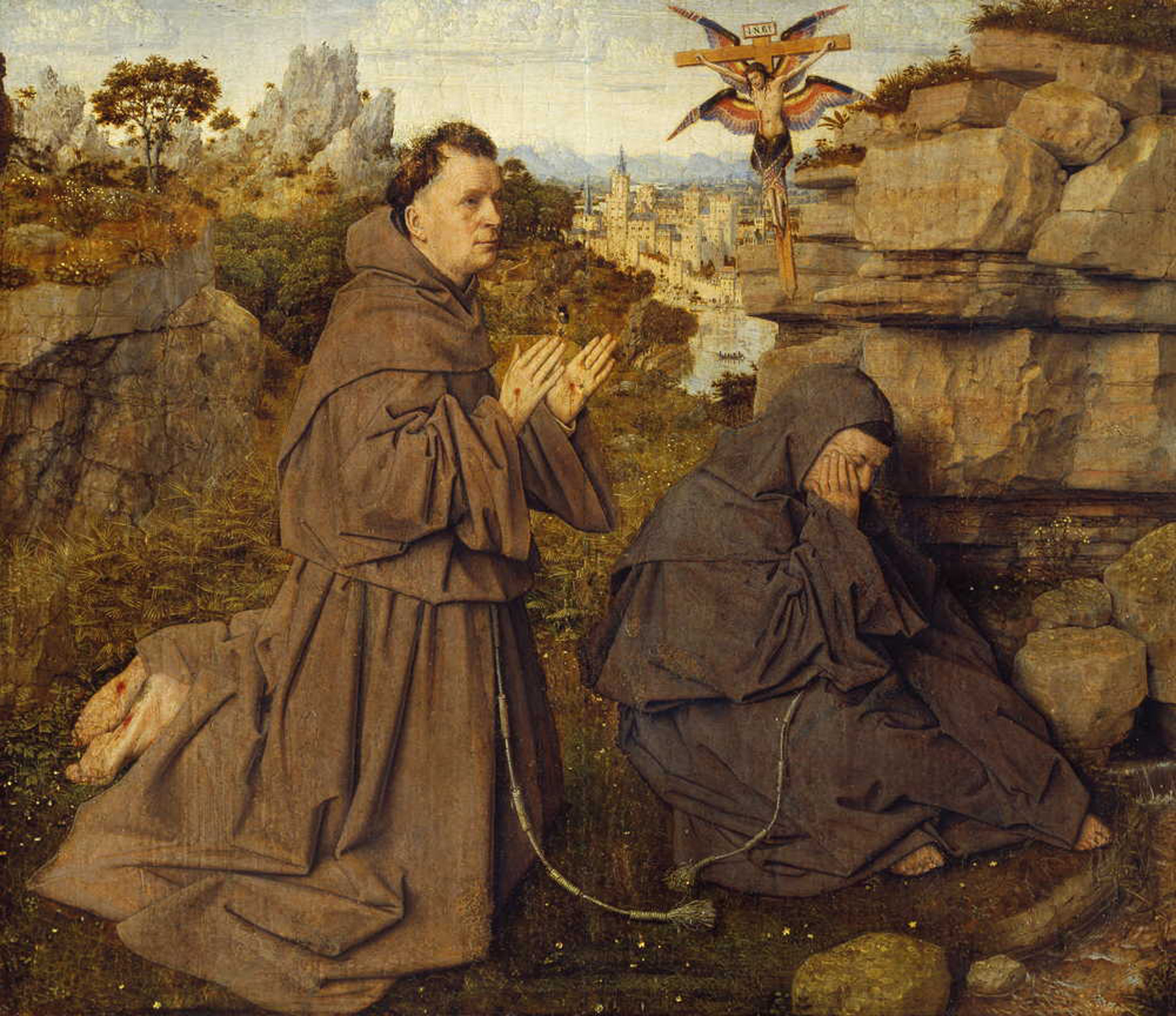 St. Francis Receiving the Stigmata - Jan van Eyck - WikiArt.org ...