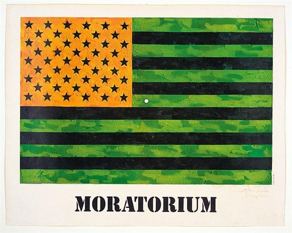 Moratorium Flag - Jasper Johns