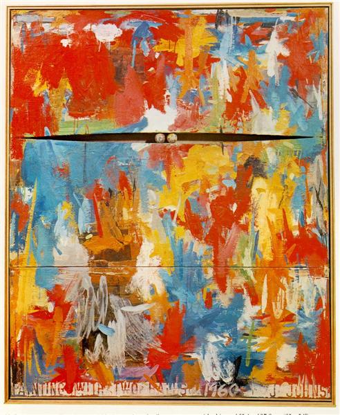 Painting with Two Balls - Jasper Johns